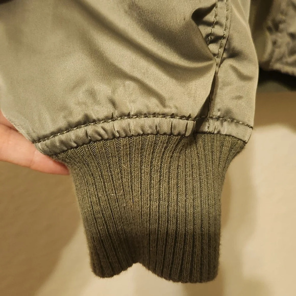 AE Fleece Lined Hooded Bomber Jacket - Picture 13 of 14